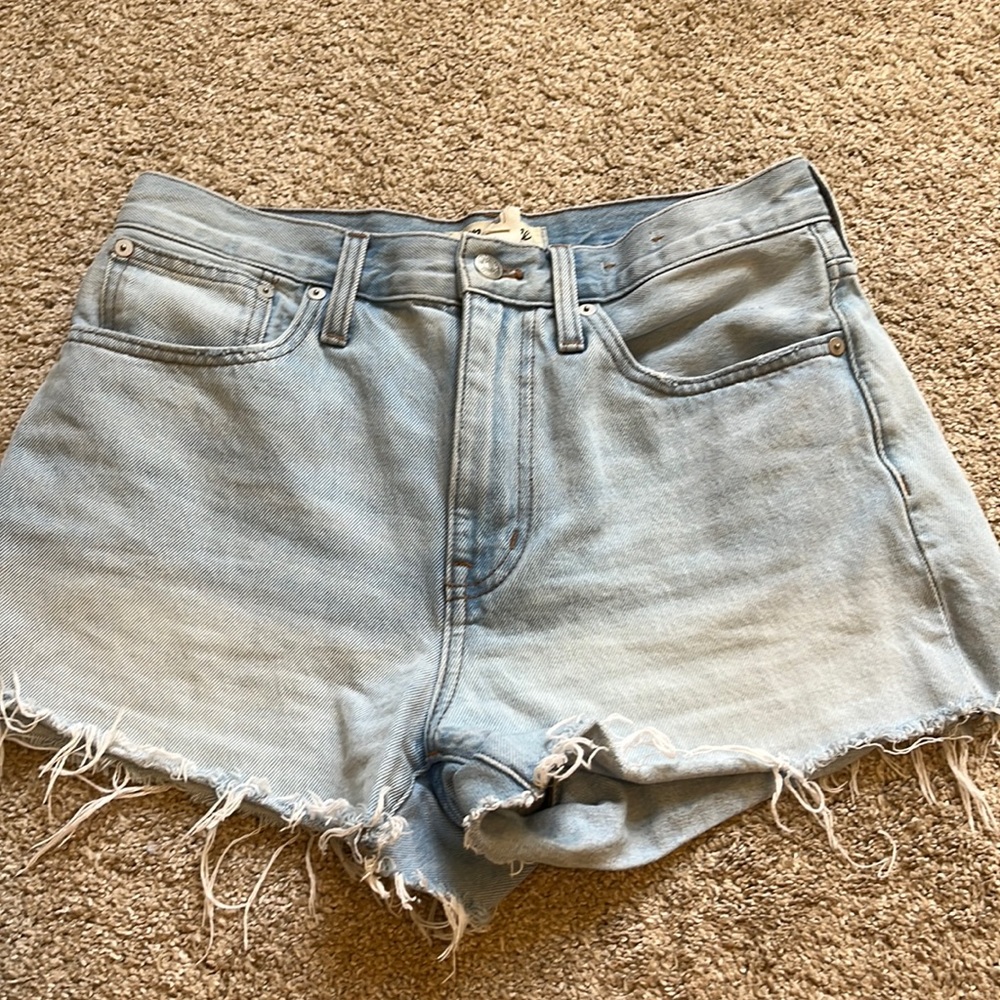 Madewell High Waisted Denim Shorts
